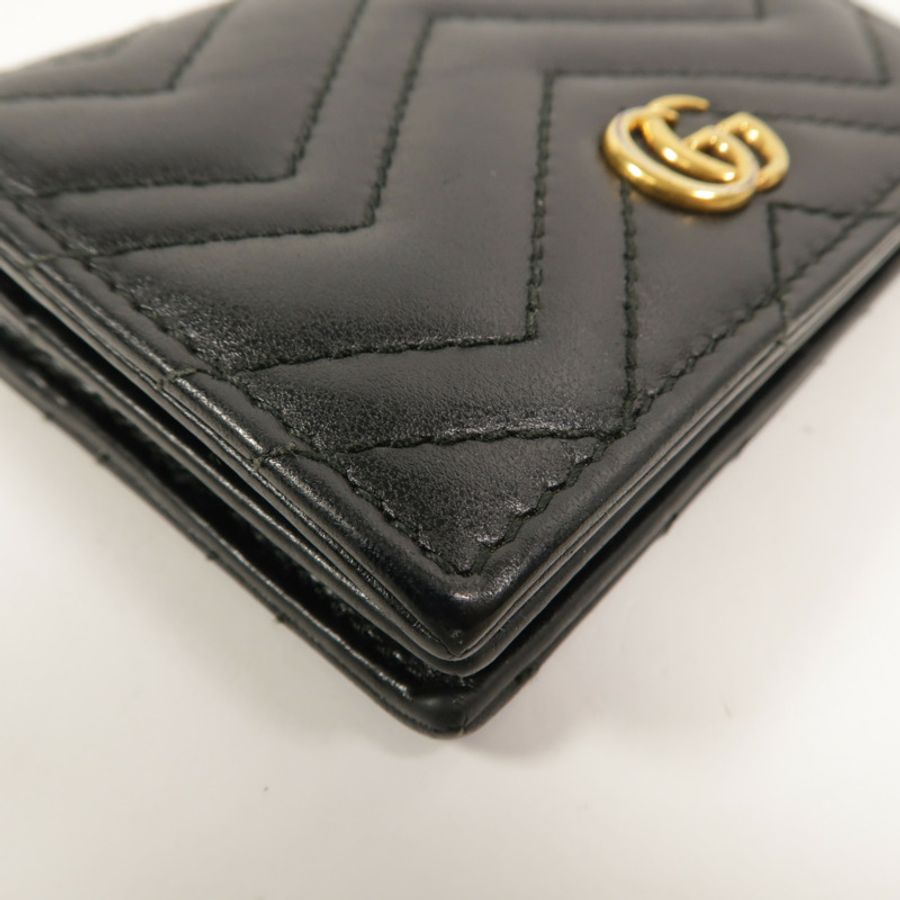 GUCCI 牛皮皮革GG Marmont Wallet錢包-13