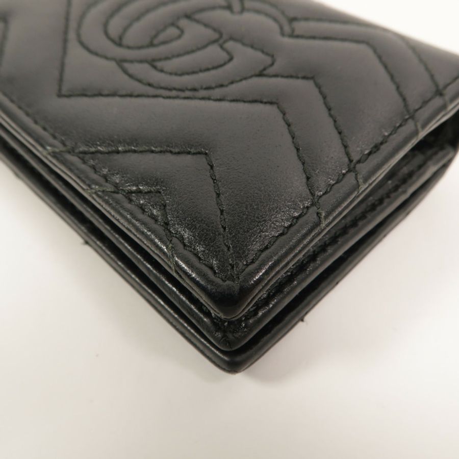 GUCCI 牛皮皮革GG Marmont Wallet錢包-14