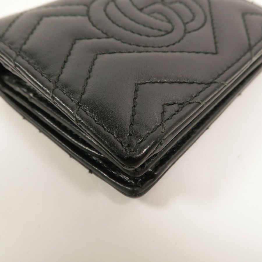 GUCCI 牛皮皮革GG Marmont Wallet錢包-15