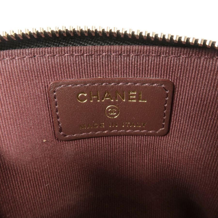 CHANEL 牛皮皮革Classic Zipped Card Case卡片套-5