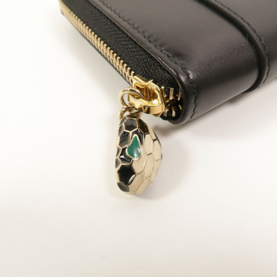 BVLGARI 牛皮皮革Long Wallet長錢包-11