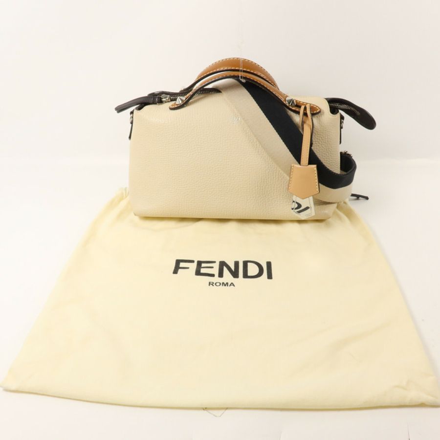 FENDI 牛皮皮革By The Way Medium手挽肩背兩用袋-8