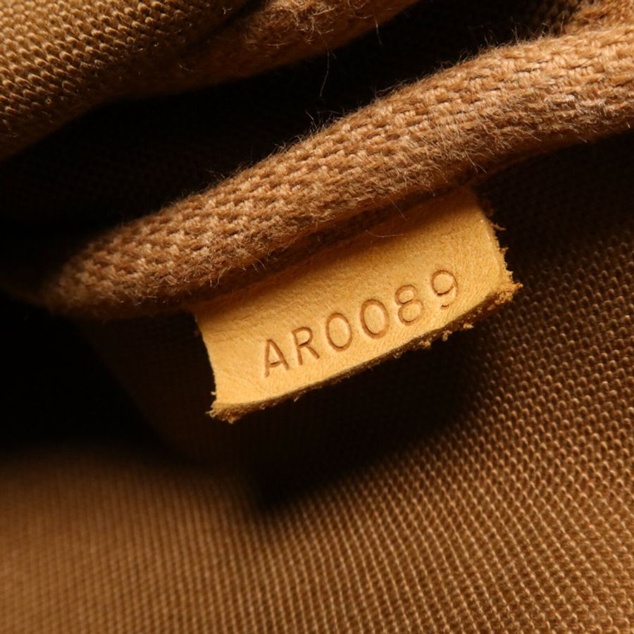 LOUIS VUITTON Monogram Pochette Accessoires手挽袋棕色-6