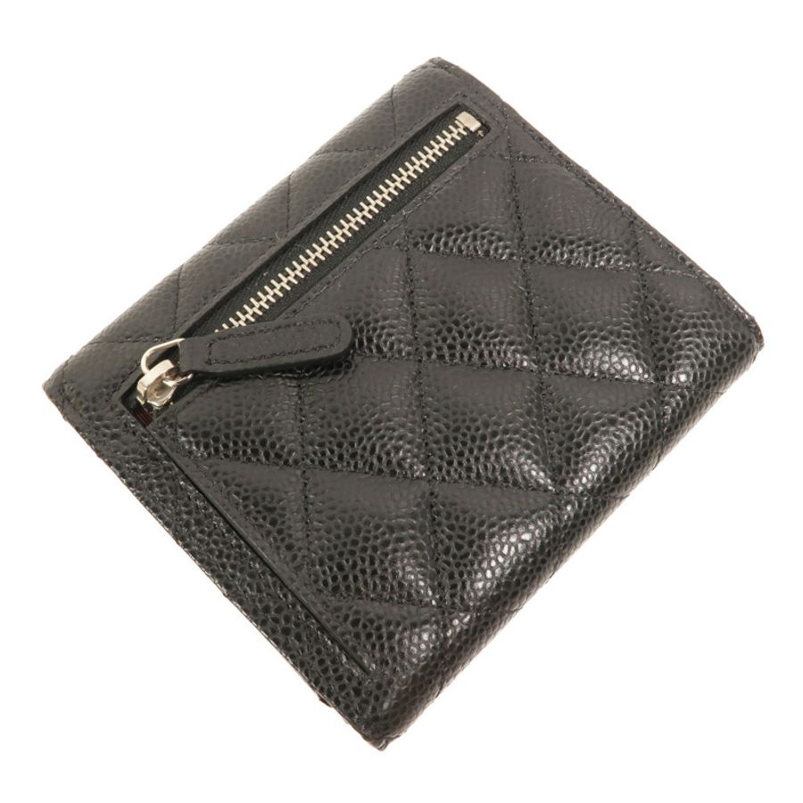 CHANEL 牛皮皮革Classic Small Flap Wallet錢包-5
