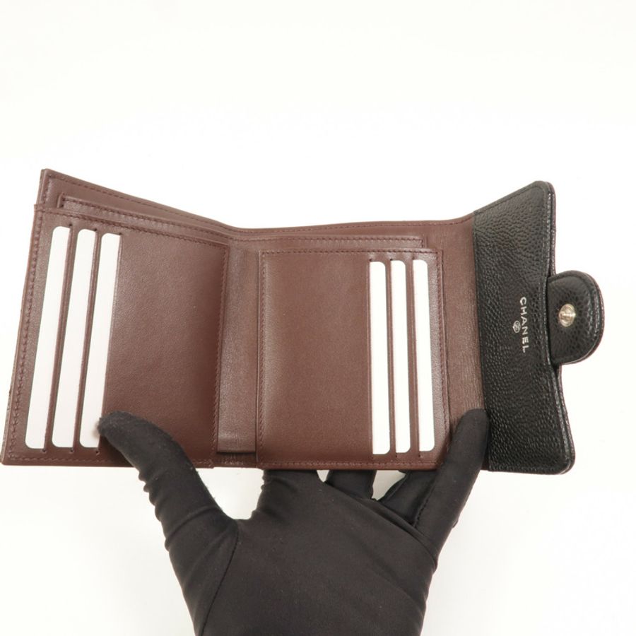 CHANEL 牛皮皮革Classic Small Flap Wallet錢包-6