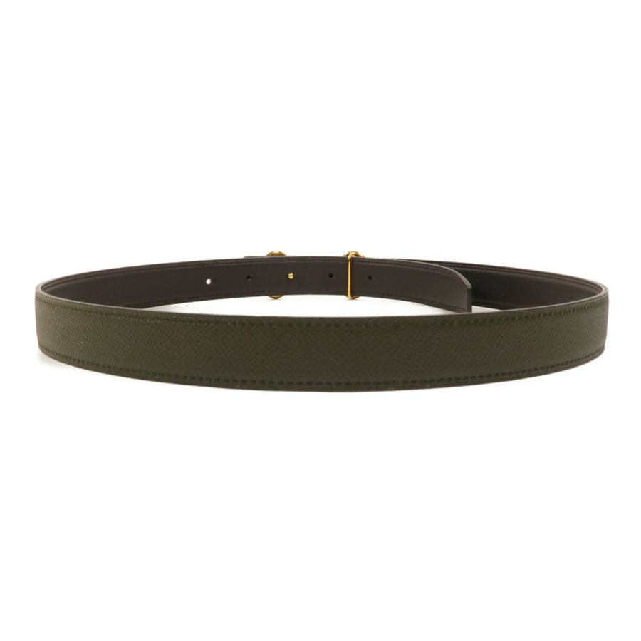 HERMES Epsom/Swift皮革Heritage Belt 80cm皮帶-1