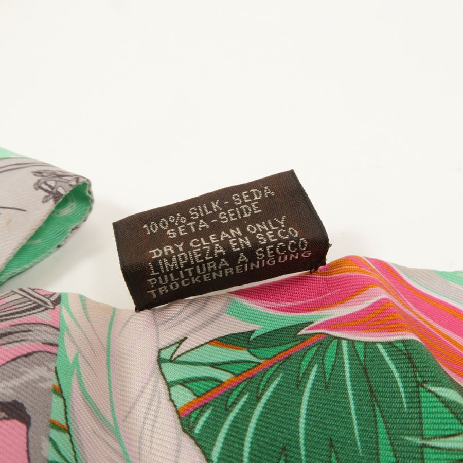 HERMES 絲質Twilly絲巾-7