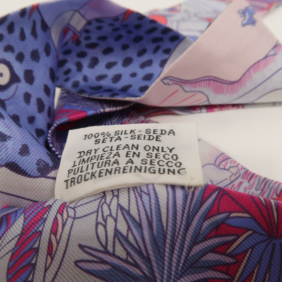 HERMES 絲質Twilly絲巾-7