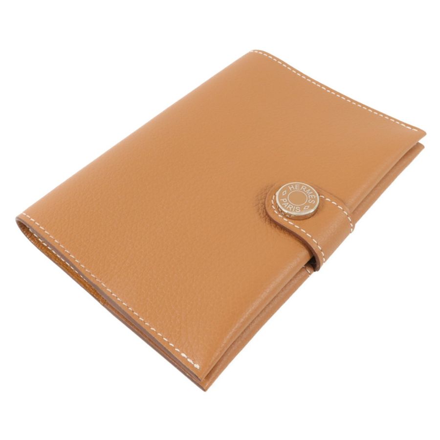 HERMES Evercolor皮革R.M.S Passport Holder護照套Gold-2