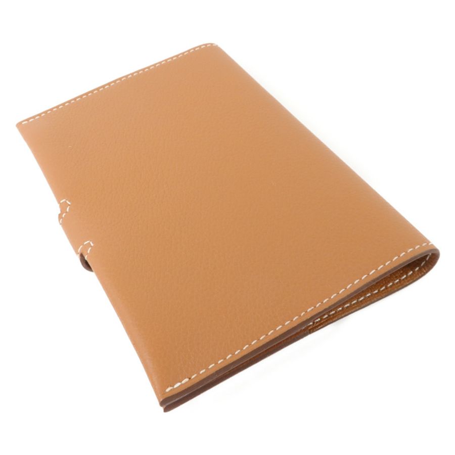 HERMES Evercolor皮革R.M.S Passport Holder護照套Gold-3