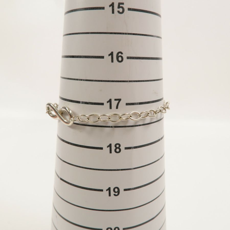 TIFFANY&CO 925純銀Infinity Bracelet手鍊-9