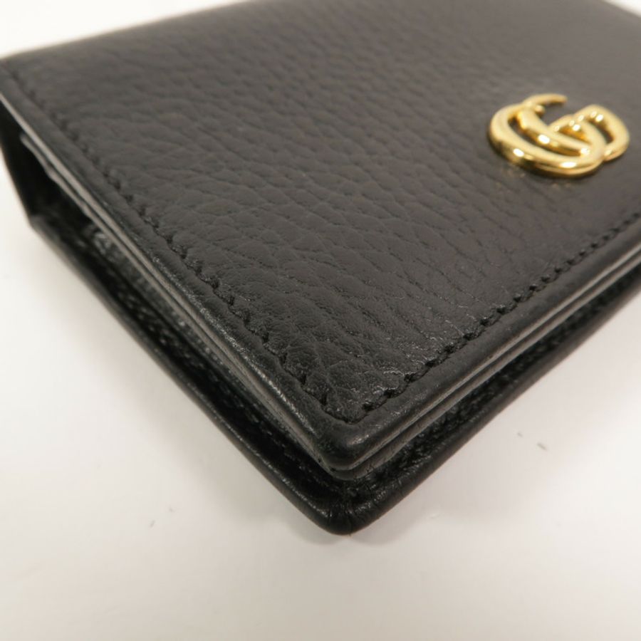 GUCCI 牛皮皮革GG Marmont Wallet錢包-12