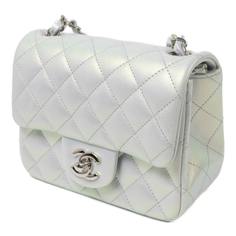 CHANEL 牛皮皮革Mini Classic 17鏈帶肩背袋-2