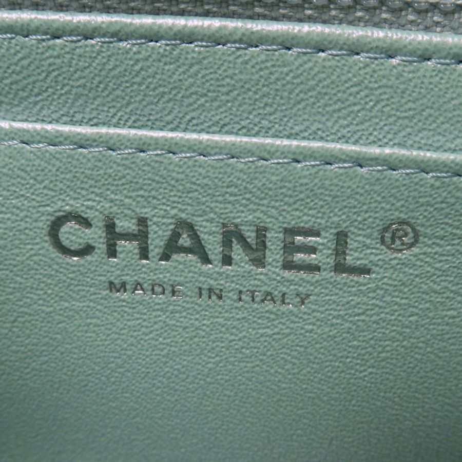 CHANEL 牛皮皮革Mini Classic 17鏈帶肩背袋-5
