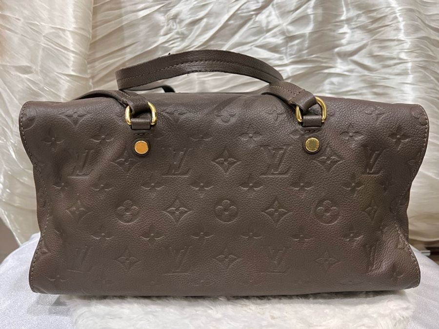 Louis Vuitton 路易威登| 【二手正品】 Empreinte Pont Neuf 全皮壓紋新橋包(大象灰/褐灰)-1