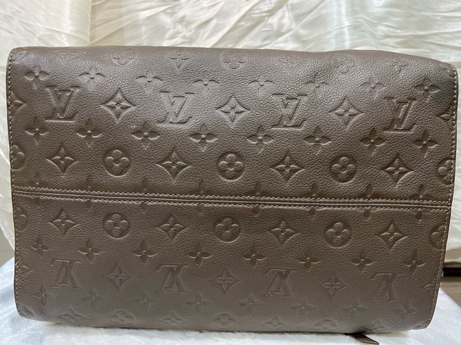Louis Vuitton 路易威登| 【二手正品】 Empreinte Pont Neuf 全皮壓紋新橋包(大象灰/褐灰)-11