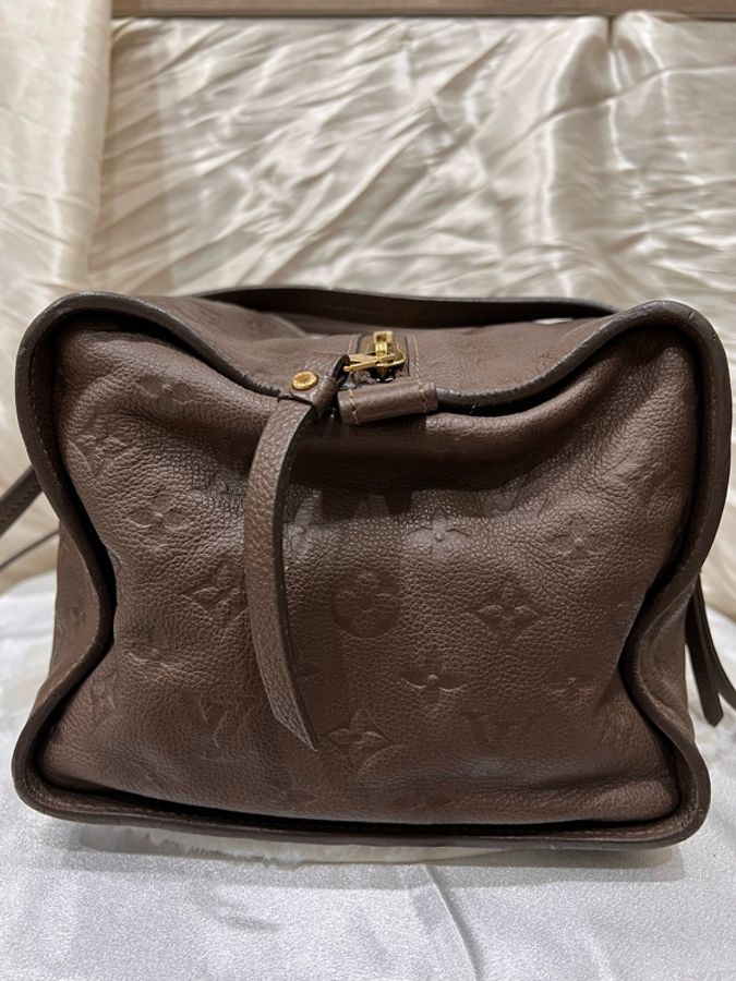 Louis Vuitton 路易威登| 【二手正品】 Empreinte Pont Neuf 全皮壓紋新橋包(大象灰/褐灰)-19