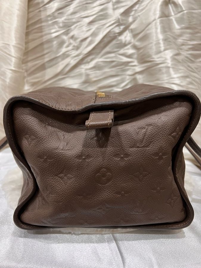 Louis Vuitton 路易威登| 【二手正品】 Empreinte Pont Neuf 全皮壓紋新橋包(大象灰/褐灰)-20