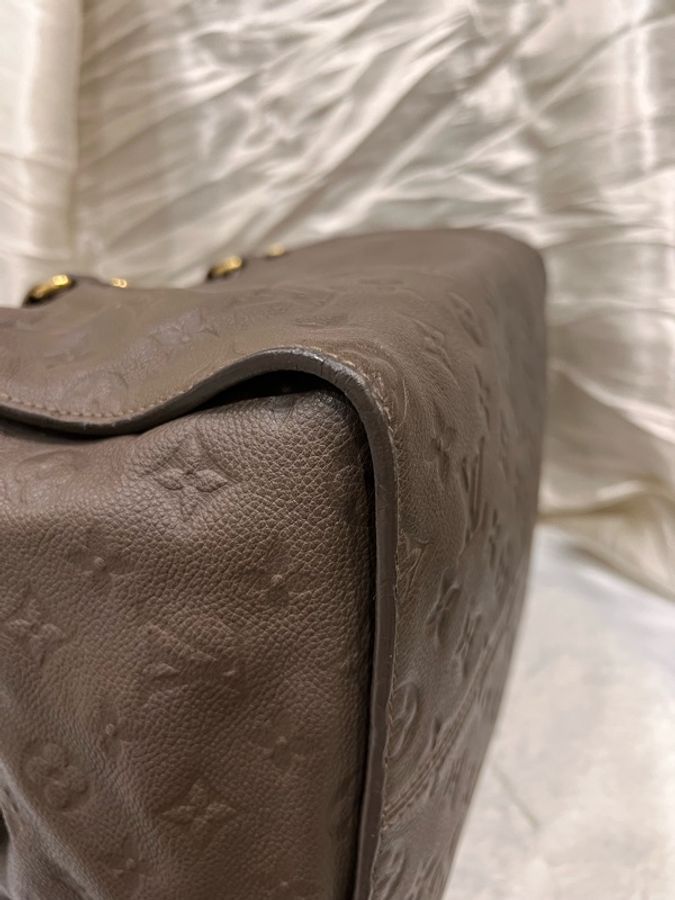 Louis Vuitton 路易威登| 【二手正品】 Empreinte Pont Neuf 全皮壓紋新橋包(大象灰/褐灰)-23