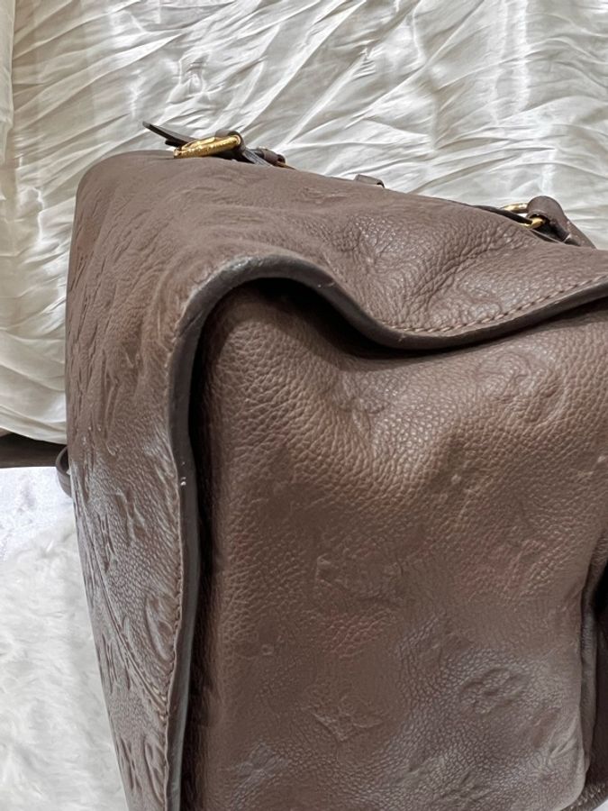 Louis Vuitton 路易威登| 【二手正品】 Empreinte Pont Neuf 全皮壓紋新橋包(大象灰/褐灰)-25