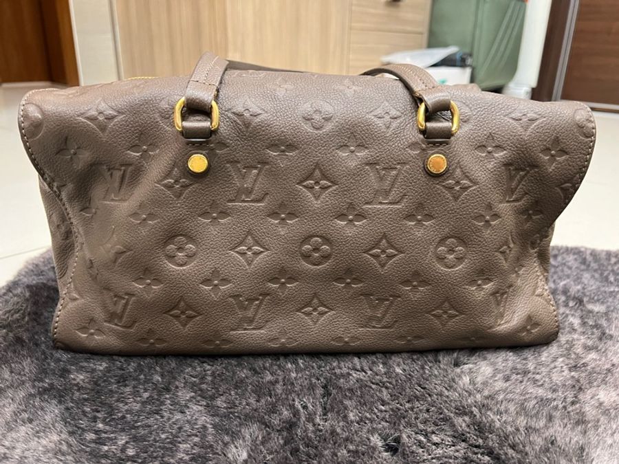 Louis Vuitton 路易威登| 【二手正品】 Empreinte Pont Neuf 全皮壓紋新橋包(大象灰/褐灰)-30
