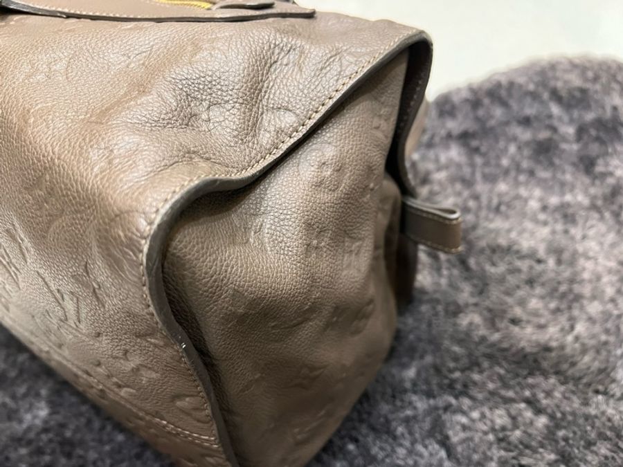 Louis Vuitton 路易威登| 【二手正品】 Empreinte Pont Neuf 全皮壓紋新橋包(大象灰/褐灰)-34