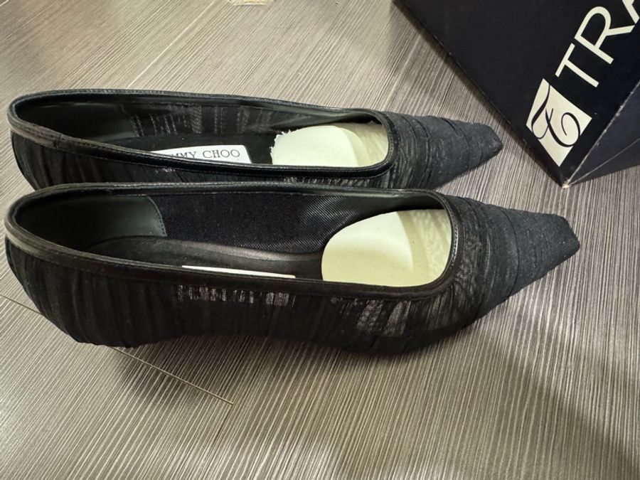 Jimmy Choo 黑色3.5-4cm 低跟鞋-3