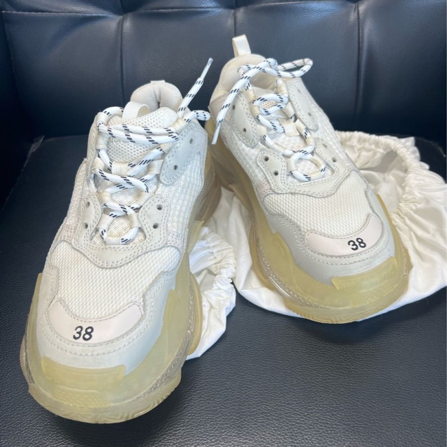 Balenciaga/巴黎世家 老爹鞋果凍鞋38碼-0