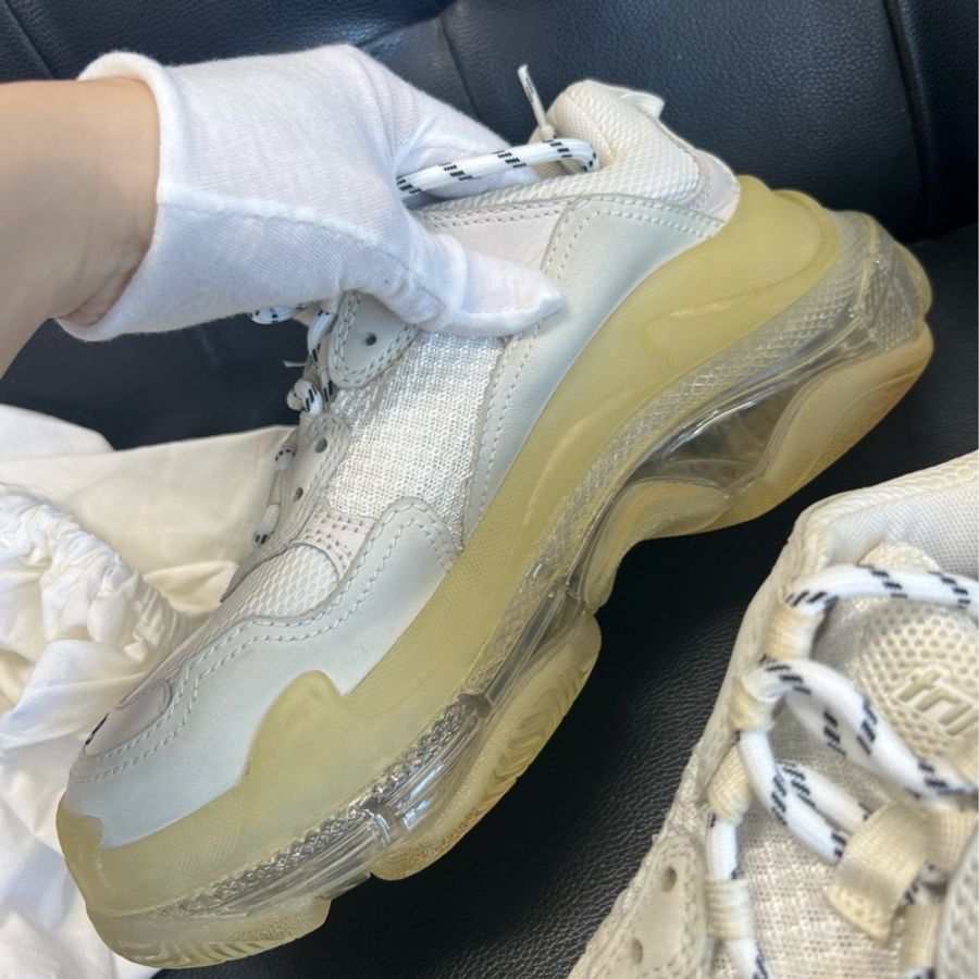 Balenciaga/巴黎世家 老爹鞋果凍鞋38碼-5