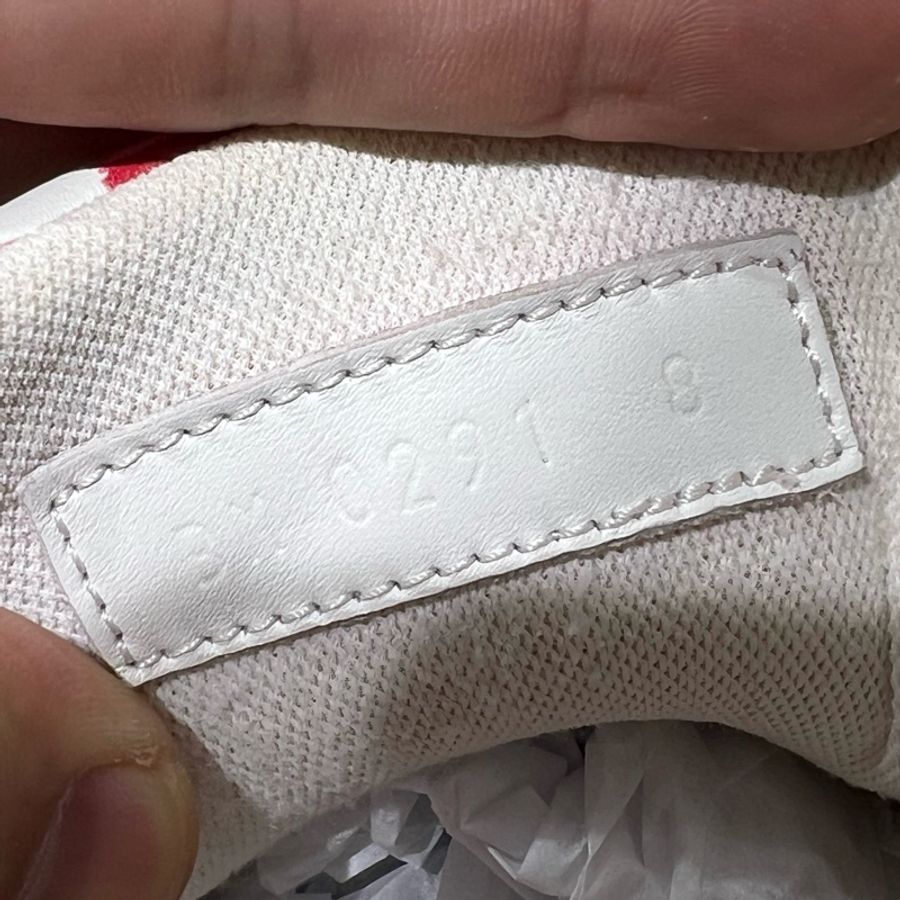 路易威登/Louis Vuitton LV Trainer Nigo 聯名款 白紅棋盤格 尺碼/UK8 42碼-7