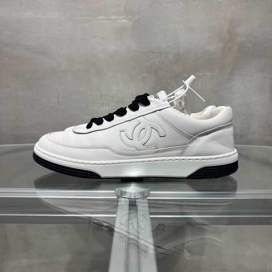 CHANEL/香奈兒 24P 黑白雙C熊貓板鞋 尺碼/37.5碼-2