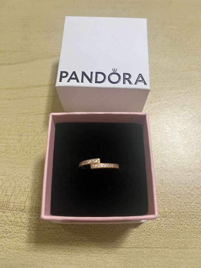 Pandora 璀璨相連戒指48號-2