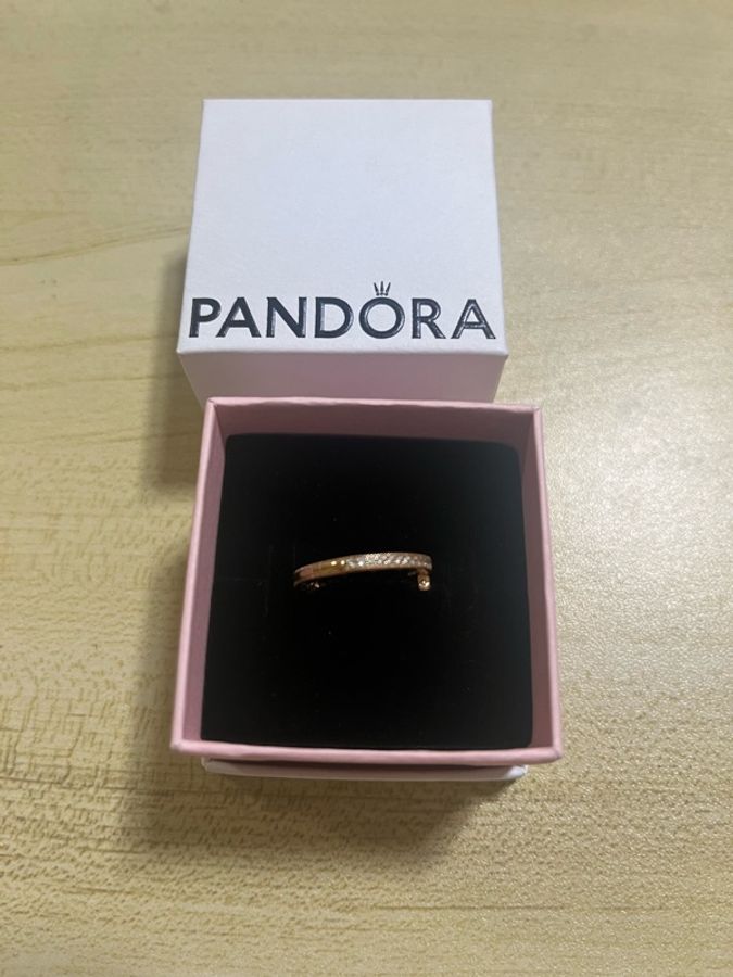 Pandora 璀璨相連戒指48號-5