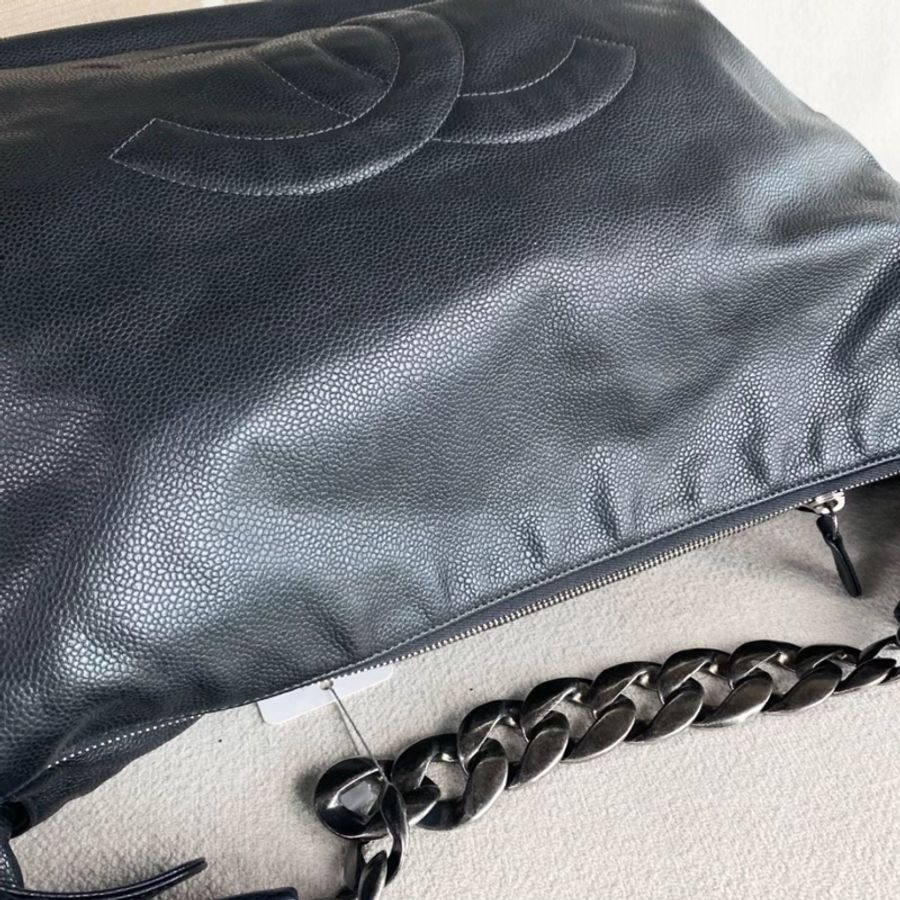 稀有大包登場✨✨CHANEL雙C大Logo Hobo必收‼️-9
