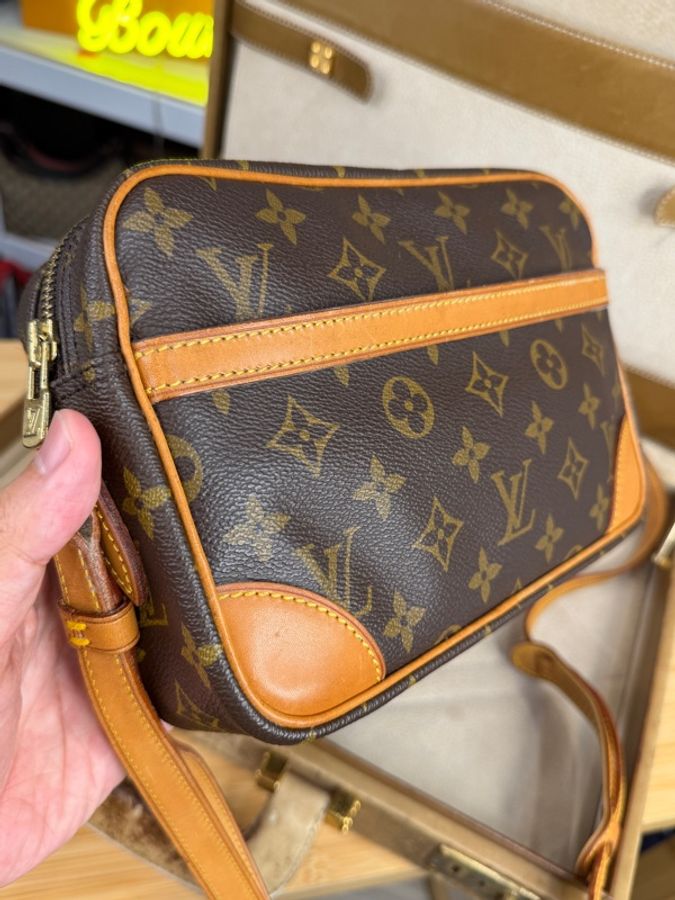 Louis Vuitton 老花中古單層記者包23cm🤎稀有尺寸-1