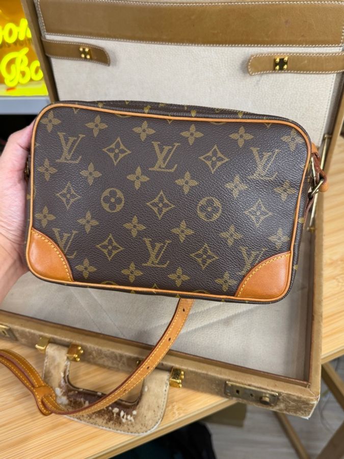 Louis Vuitton 老花中古單層記者包23cm🤎稀有尺寸-6