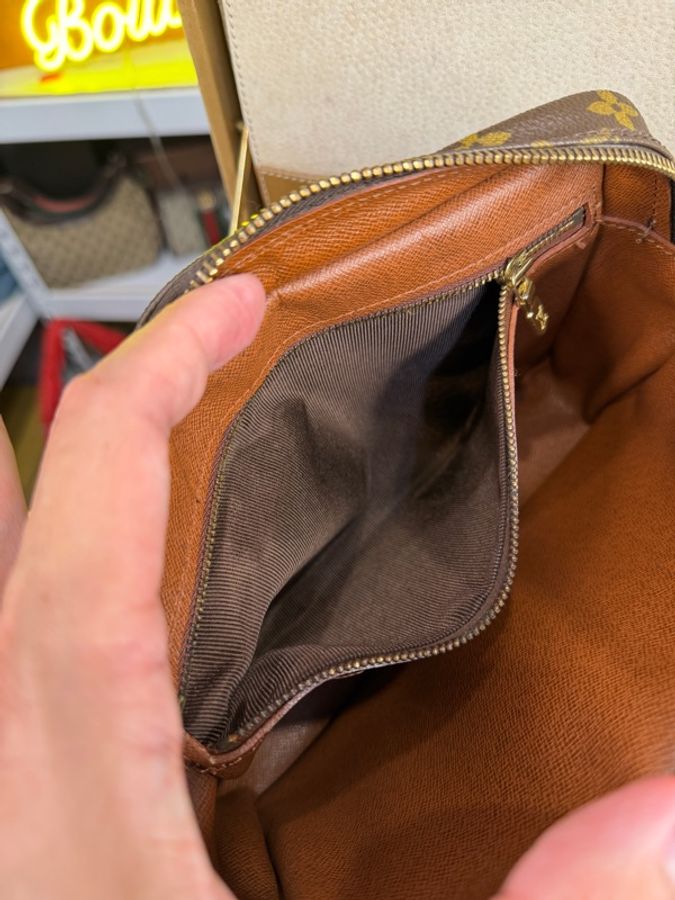 Louis Vuitton 老花中古單層記者包23cm🤎稀有尺寸-21