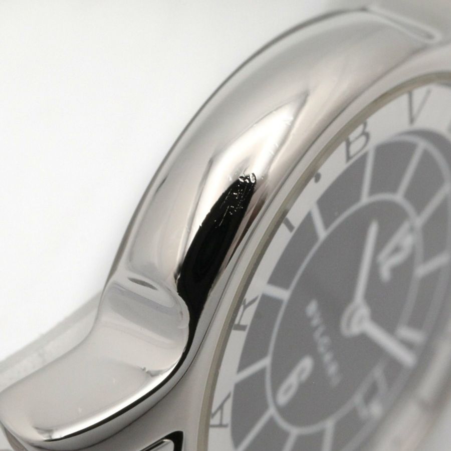 寶格麗 (Bulgari) Solo Tempo 系列腕錶,精鋼材質,女士款,黑色,ST29S-9
