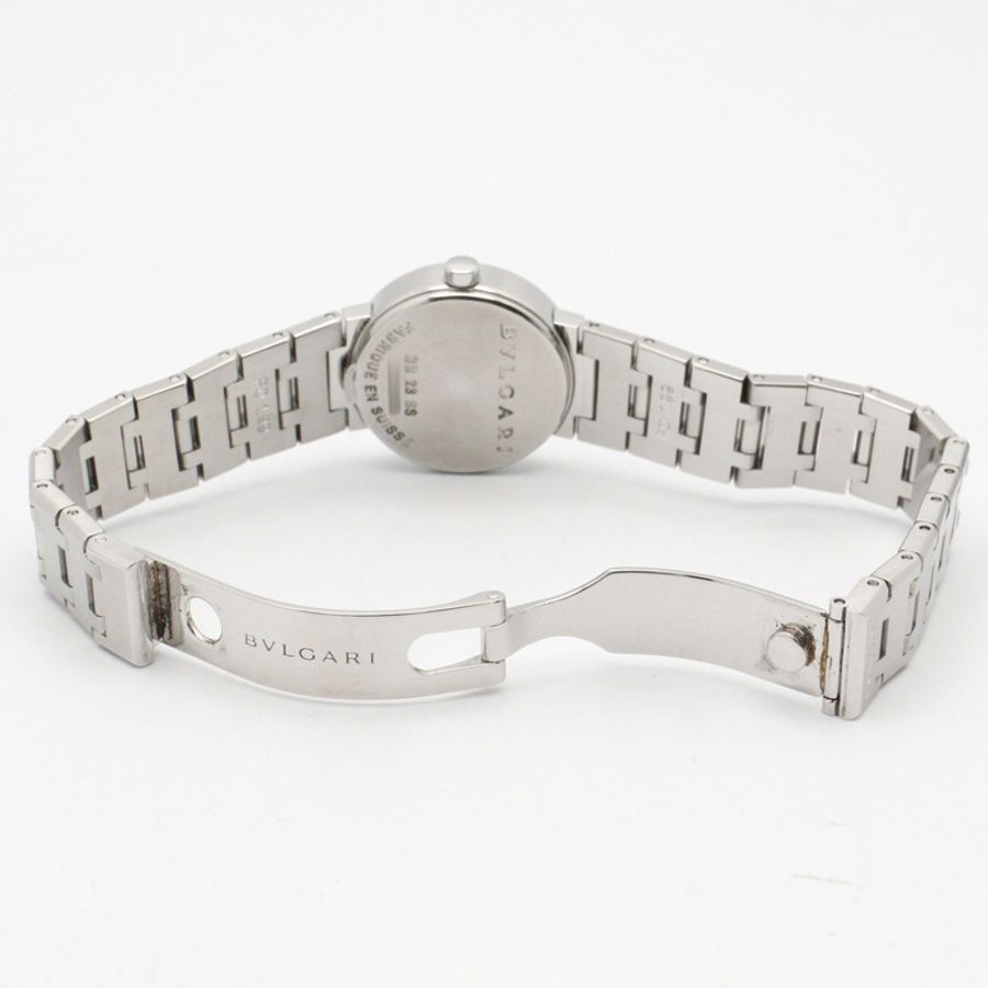 寶格麗 (Bulgari) BVLGARI 女士黑色不鏽鋼腕錶 BB23SS-3