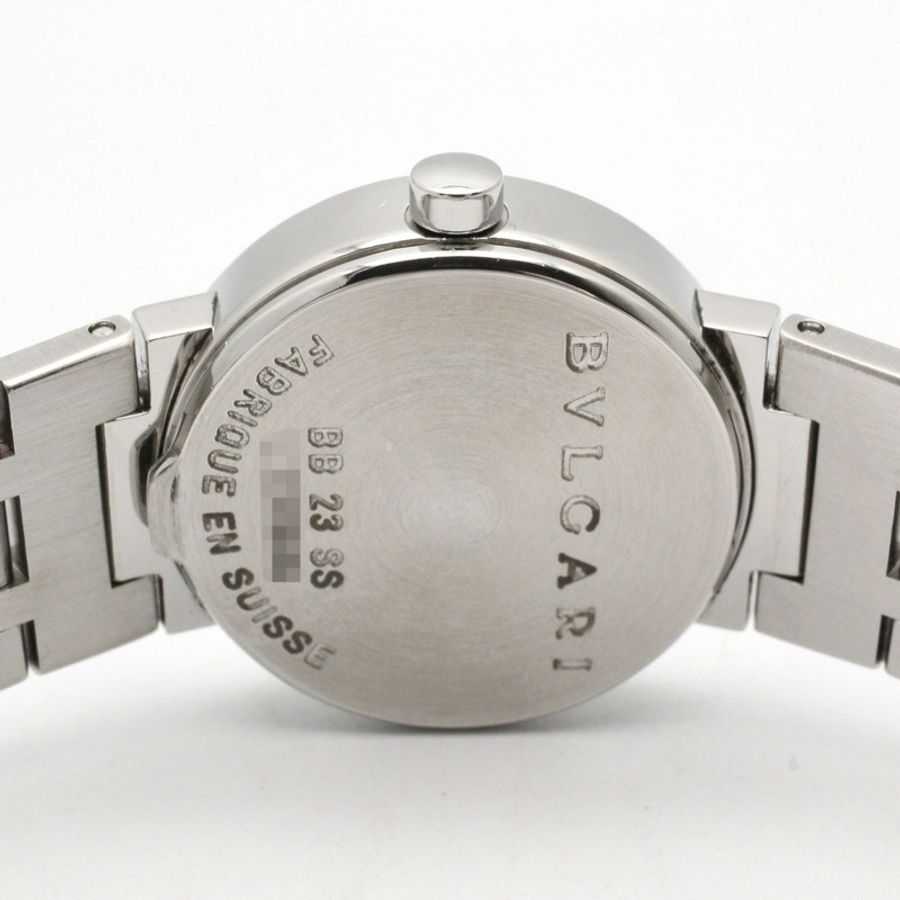 寶格麗 (Bulgari) BVLGARI 女士黑色不鏽鋼腕錶 BB23SS-4