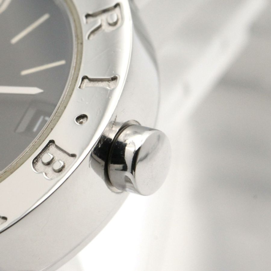 寶格麗 (Bulgari) BVLGARI 女士黑色不鏽鋼腕錶 BB23SS-5