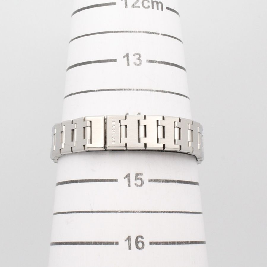 寶格麗 (Bulgari) BVLGARI 女士黑色不鏽鋼腕錶 BB23SS-6
