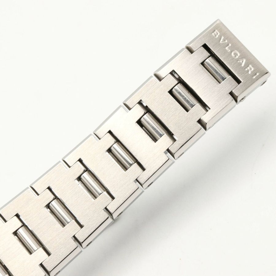 寶格麗 (Bulgari) BVLGARI 女士黑色不鏽鋼腕錶 BB23SS-15