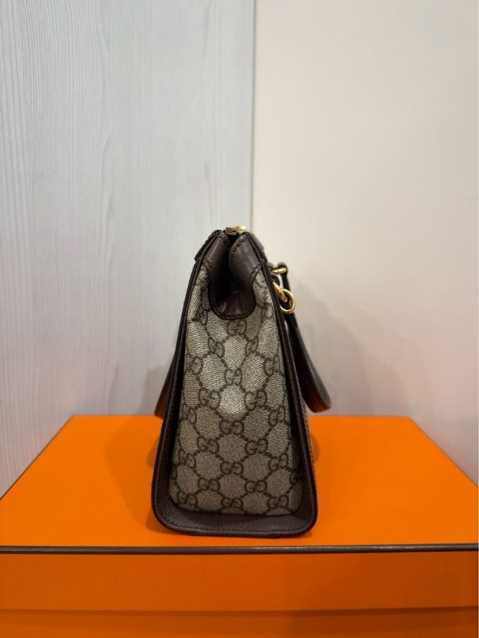 Gucci Ophidia 經典老花小托特包🈶長肩帶 🈶台灣購證-1