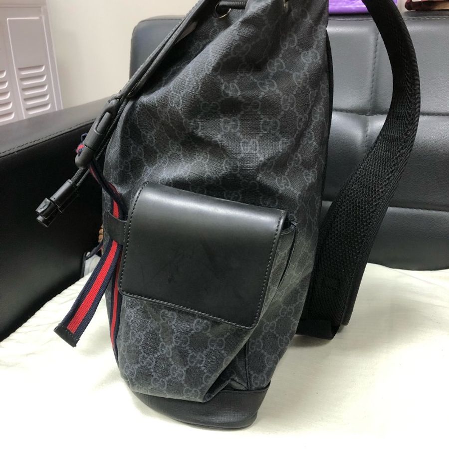 GUCCI 經典老花後背包-3