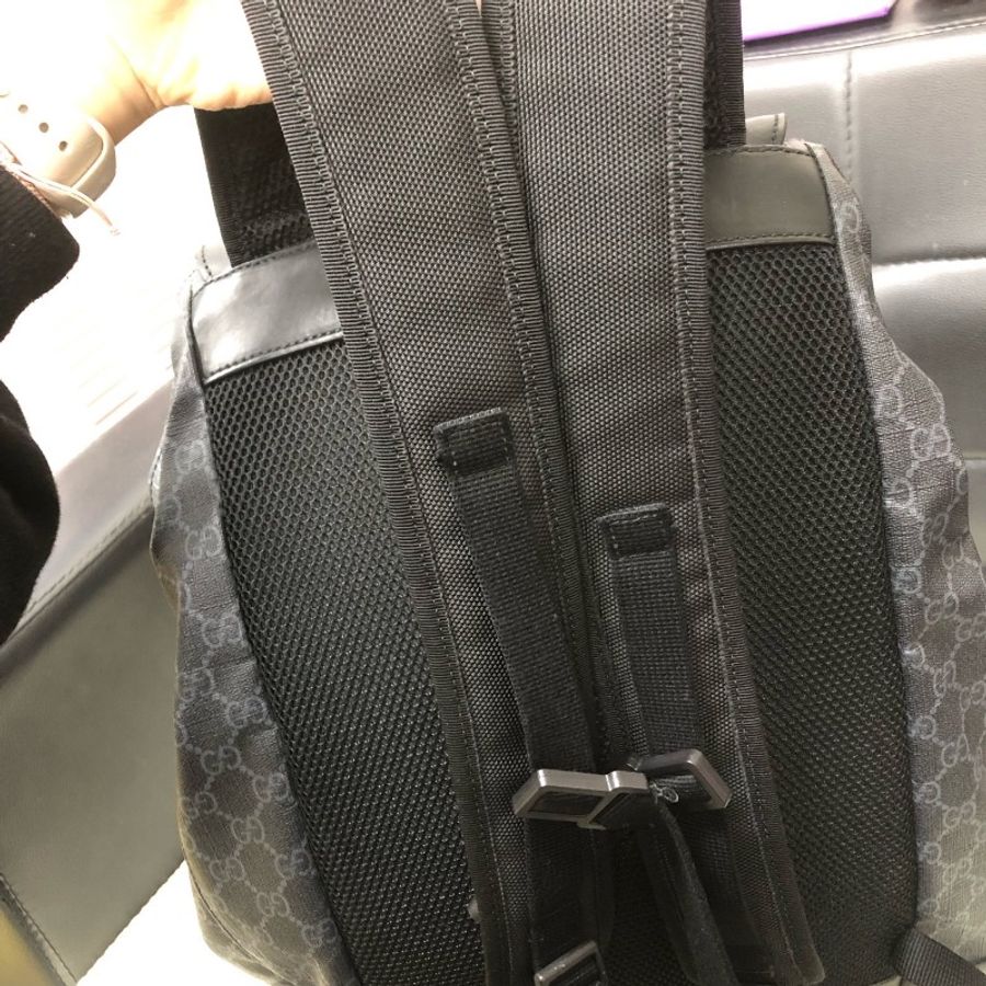 GUCCI 經典老花後背包-7
