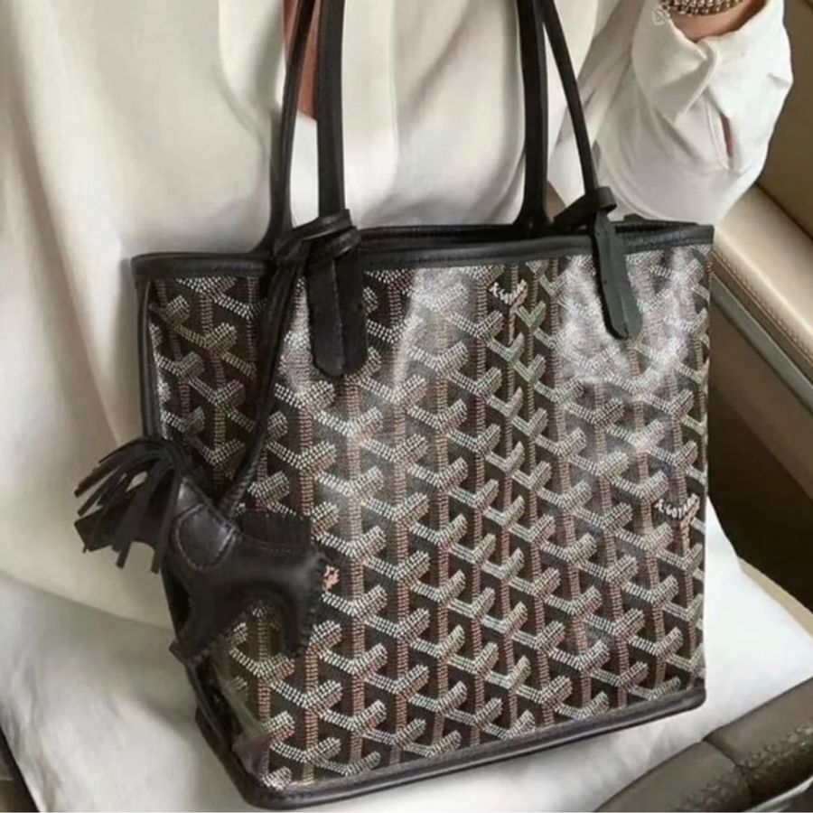 GOYARD Anjou mini Black mini tote-2