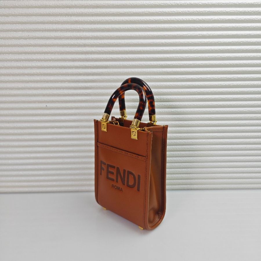 Fendi sunshine托特包風琴包斜挎包-2