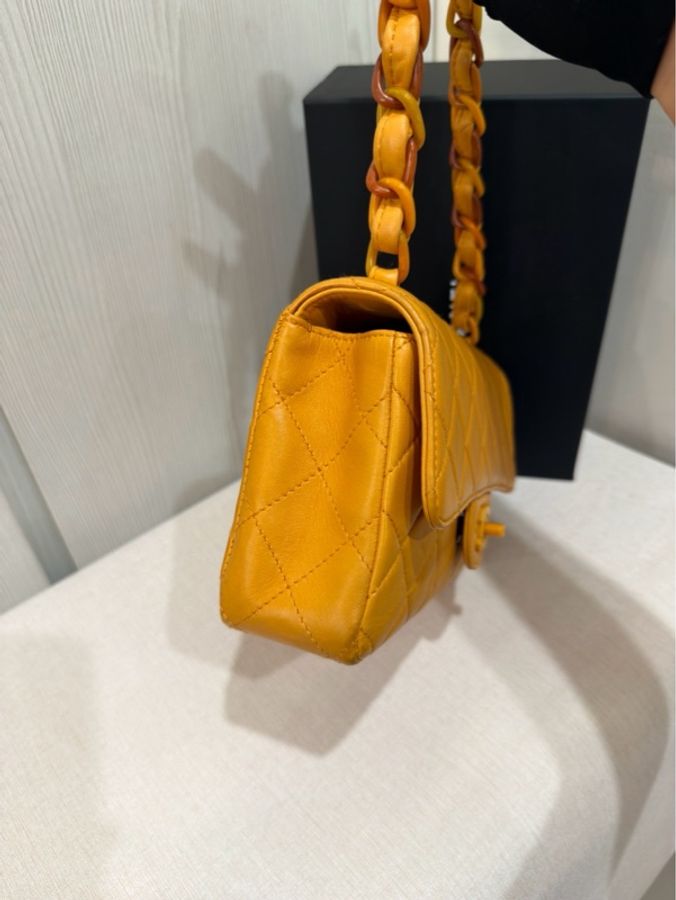 香奈兒漿果色Cf23小號口蓋包-4
