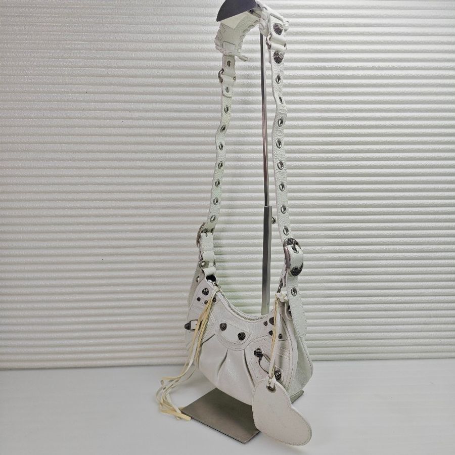 Balenciaga LE CAGOLE月牙包機車包單肩包-2